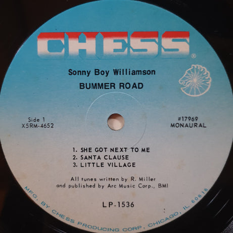 Sonny Boy Williamson (2) : Bummer Road (LP, Album, Mono, Ind)