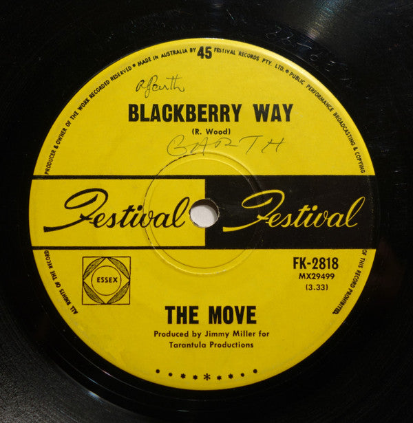 The Move : Blackberry Way (7", 2nd)