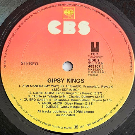 Gipsy Kings : Gipsy Kings (LP)