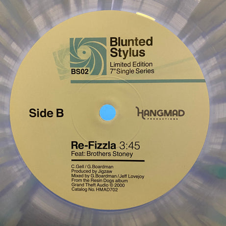 Blunted Stylus featuring Lazy Grey : Fizz-la (7", Single, Ltd, Col)
