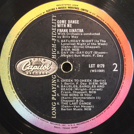 Frank Sinatra With Billy May And His Orchestra : Come Dance With Me! (LP, Album, Mono)