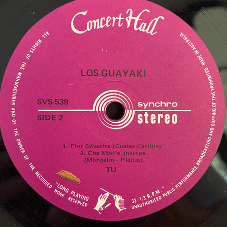 Los Guayaki : Chants, Danses Et Rythmes D'Amérique Latine (7", EP)