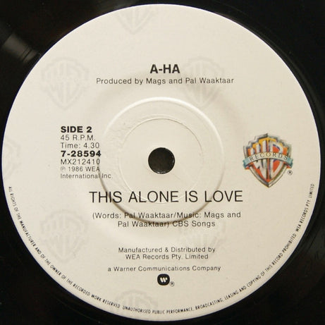 a-ha : I've Been Losing You (7")