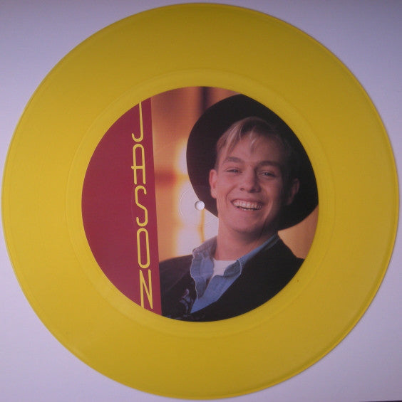 Jason Donovan : Too Many Broken Hearts (12", Single, Ltd, Yel)