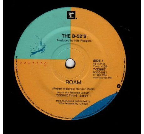 The B-52's : Roam (7")