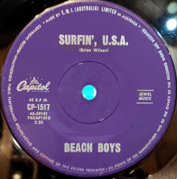 The Beach Boys : Surfin', U.S.A. (7")