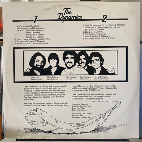 The Dynamics (50) : Sincerely Yours (LP, Album)