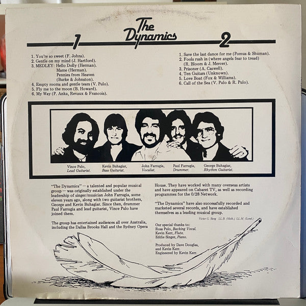 The Dynamics (50) : Sincerely Yours (LP, Album)
