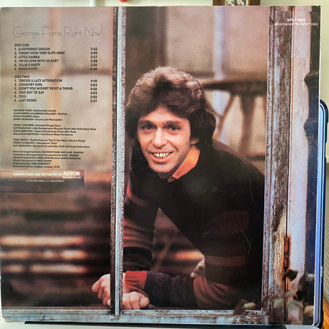 Georgie Fame : Right Now! (LP, Album)