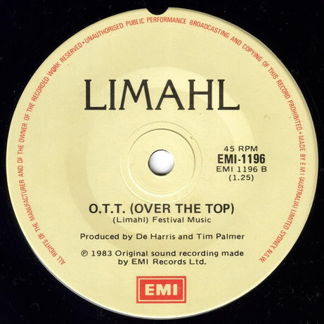 Limahl : Only For Love (7", Single)