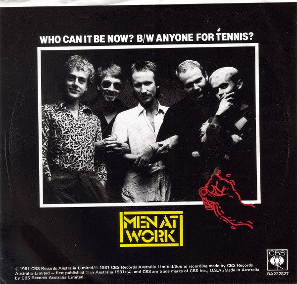 Men At Work : Who Can It Be Now? (7", Single)