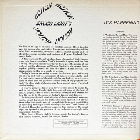 Enoch Light And The Light Brigade : Enoch Light's Action (LP, Album)
