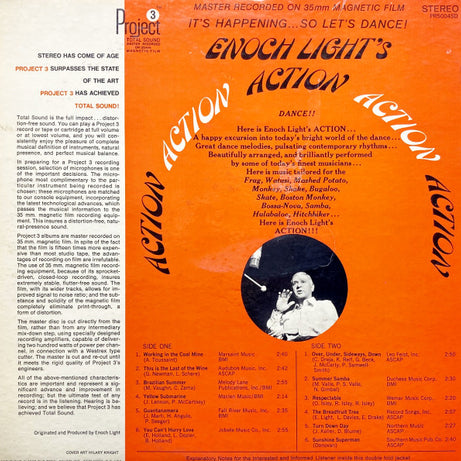 Enoch Light And The Light Brigade : Enoch Light's Action (LP, Album)