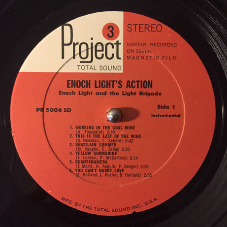 Enoch Light And The Light Brigade : Enoch Light's Action (LP, Album)