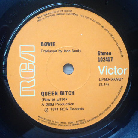 David Bowie : Rebel Rebel (7", Single)