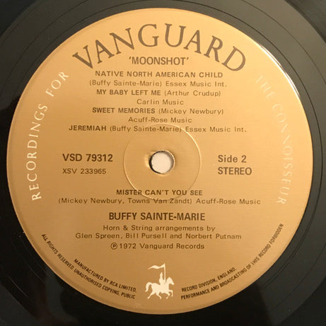 Buffy Sainte-Marie : Moonshot (LP, Album)