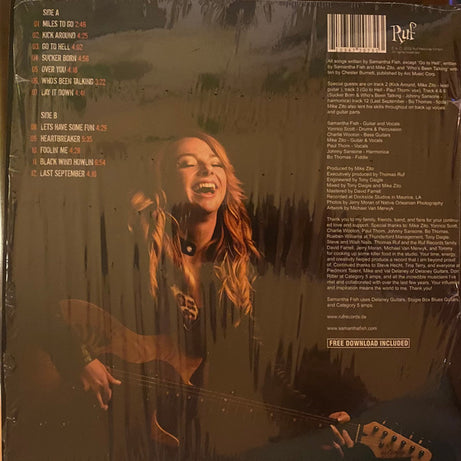 Samantha Fish : Black Wind Howlin' (LP, Album, RE, 180)