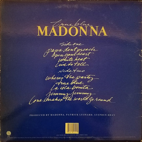 Madonna : True Blue (LP, Album, All)