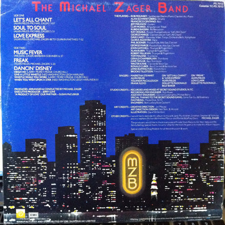 The Michael Zager Band : Let's All Chant (LP, Album)
