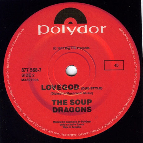 The Soup Dragons : I'm Free (7", Single)