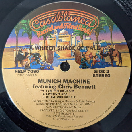 Munich Machine Featuring Chris Bennett : A Whiter Shade Of Pale (LP, Album)