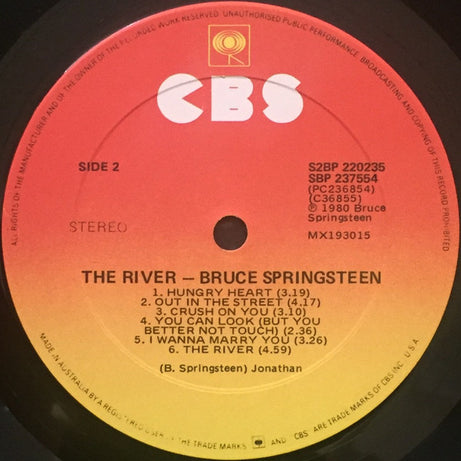 Bruce Springsteen : The River (2xLP, Album)