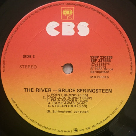 Bruce Springsteen : The River (2xLP, Album)