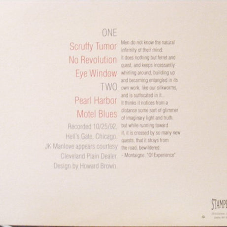 Silkworm : ...His Absence Is A Blessing (12", EP)