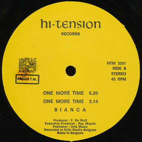 Bianca : One More Time (12")
