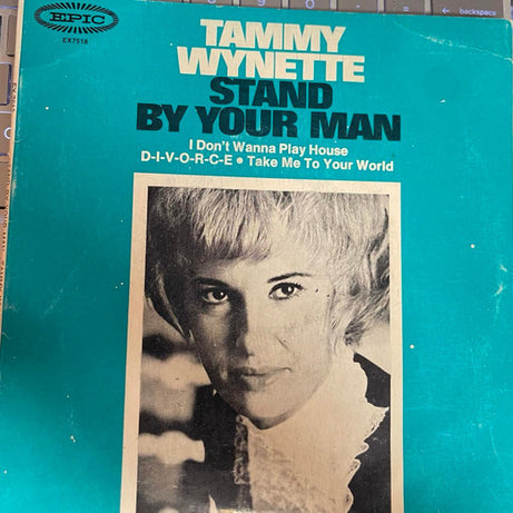 Tammy Wynette : Stand By Your Man (7", EP, Lab)