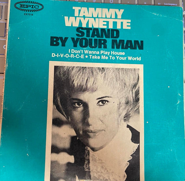 Tammy Wynette : Stand By Your Man (7", EP, Lab)