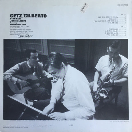 Stan Getz / Joao Gilberto* : Getz / Gilberto (LP, Album, RE)