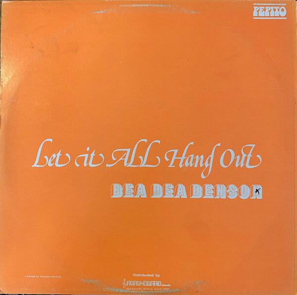 Bea Bea Benson : Let It All Hang Out (LP)
