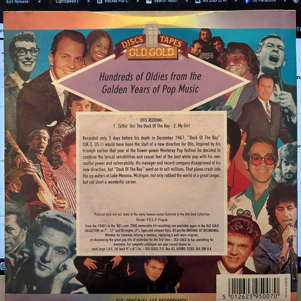 Otis Redding : (Sittin' On) The Dock Of The Bay (7", Single)