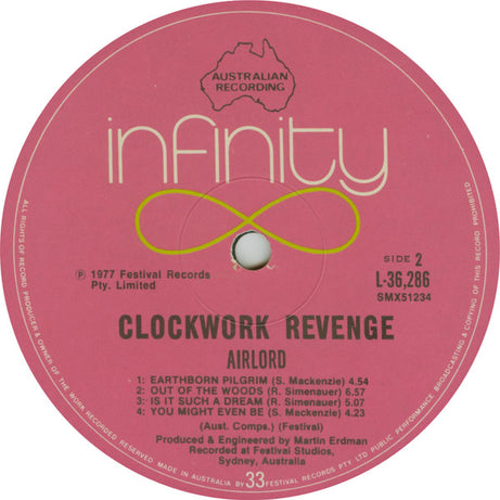 Airlord : Clockwork Revenge (LP, Album)