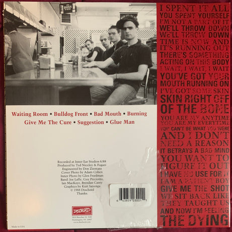 Fugazi : Fugazi (12", EP, RE, Red)