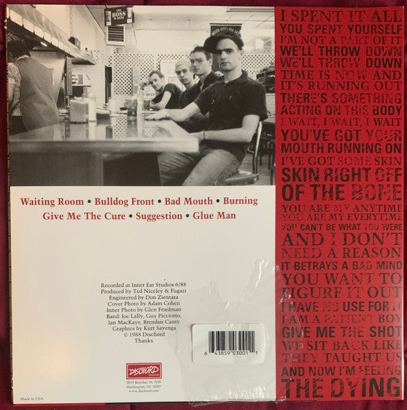 Fugazi : Fugazi (12", EP, RE, Red)