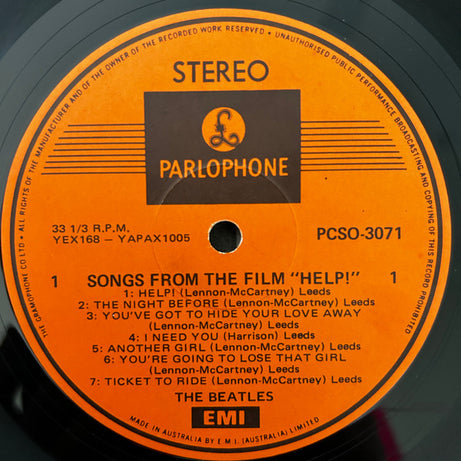 The Beatles : Help! (LP, Album, RE)