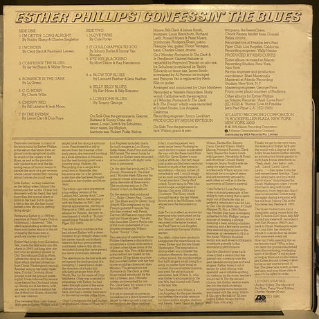 Esther Phillips : Confessin' The Blues (LP, Album)