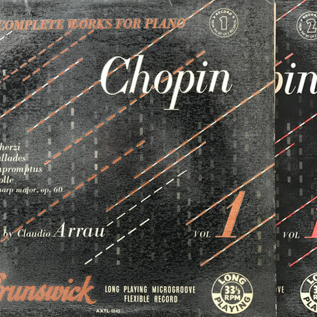 Claudio Arrau : Chopin Complete Works For Piano (Vol.1) (2xLP, Mono)