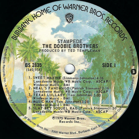 The Doobie Brothers : Stampede (LP, Album, RP, Pit)