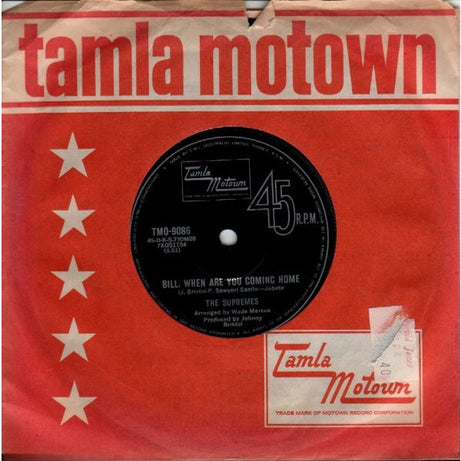 The Supremes : Bill, When Are You Coming Home (7", Single)