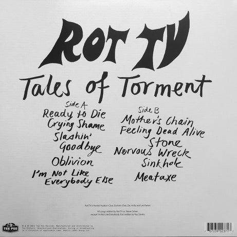 ROT T.V. : Tales of Torment (LP, Album, Yel)