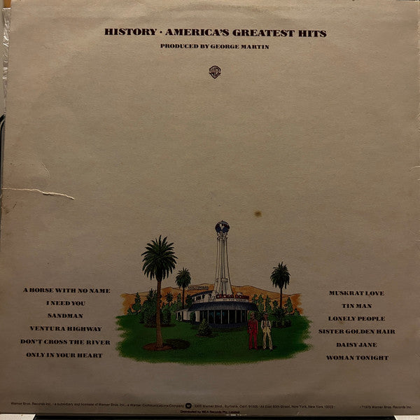 America (2) : History · America's Greatest Hits (LP, Comp)