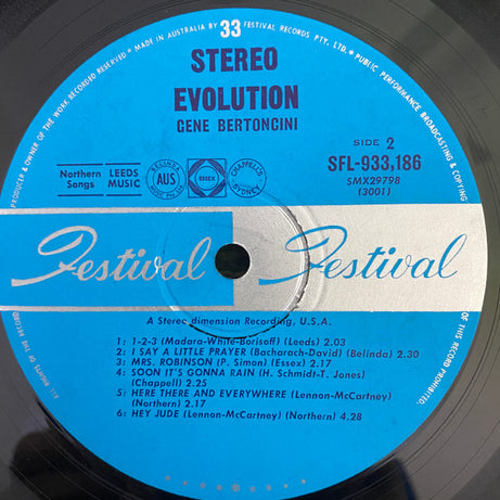 Gene Bertoncini : Evolution! (LP, Album)