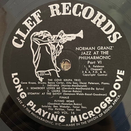 Jazz At The Philharmonic : Norman Granz' Jazz At The Philharmonic Vol. 16 (3xLP, Album)