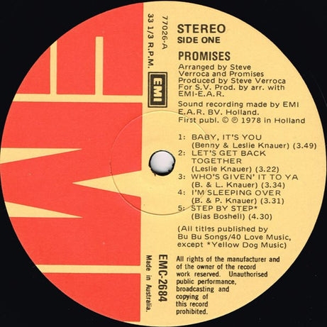 Promises : Promises (LP, Album)