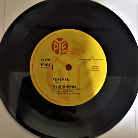 The Little Dippers : Forever / Two By Four (7", Single, Yel)