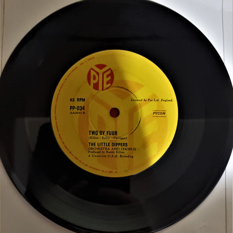 The Little Dippers : Forever / Two By Four (7", Single, Yel)