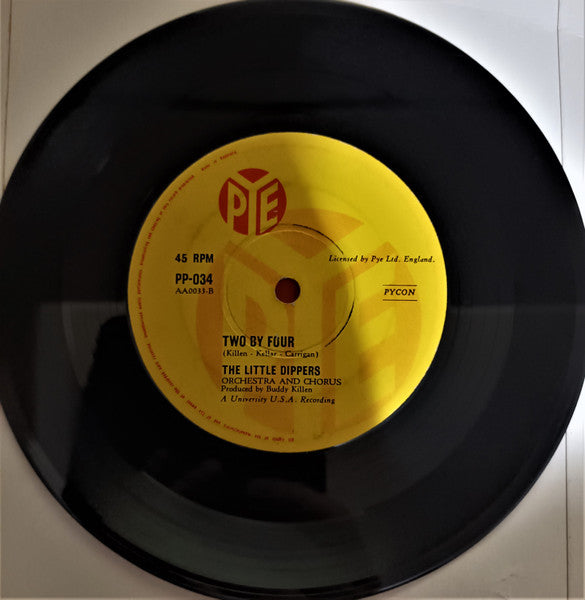 The Little Dippers : Forever / Two By Four (7", Single, Yel)